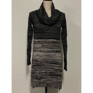Express Cowl Neck Sweater Dress Gray Size S